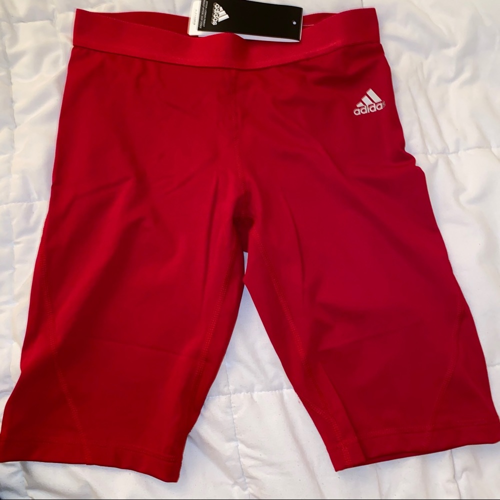 *SOLD ON DEPOP*Red biker shorts